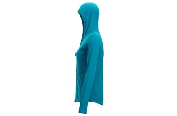Image of ExOfficio BugsAway Lumen Full Zip Hoody - Women's, Algiers Blue, XL, 21113285-5328-XL