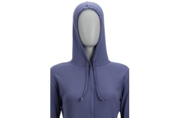 Image of ExOfficio BugsAway Lumen Full Zip Hoody - Women's, Blue Heron, S, 21113285-5016-S