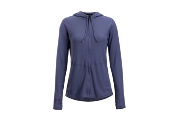 Image of ExOfficio BugsAway Lumen Full Zip Hoody - Women's, Blue Heron, S, 21113285-5016-S