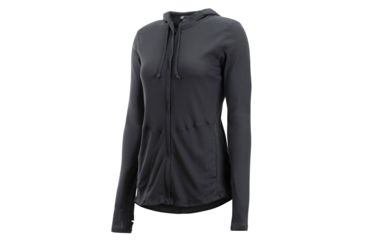 Image of ExOfficio BugsAway Lumen Full Zip Hoody - Women's, Carbon, XL, 21113285-9703-XL