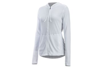 Image of ExOfficio BugsAway Lumen Full Zip Hoody - Women's, White, S, 2111-3285-1000-S