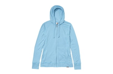 Image of ExOfficio BugsAway Lumen Full Zip Hoody - Womens, Blue Star, Extra Large, 2111-9716-5696-XL