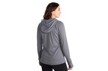 Image of ExOfficio BugsAway Lumen Full Zip Hoody - Womens, Steel Onyx, Small, 2111-9716-9352-S