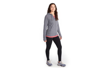 Image of ExOfficio BugsAway Lumen Full Zip Hoody - Womens, Steel Onyx, Small, 2111-9716-9352-S