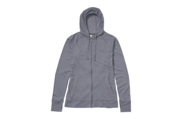 Image of ExOfficio BugsAway Lumen Full Zip Hoody - Womens, Steel Onyx, Small, 2111-9716-9352-S