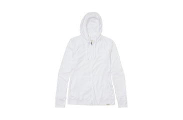 Image of ExOfficio BugsAway Lumen Full Zip Hoody - Womens, White, Extra Large, 2111-9716-1000-XL