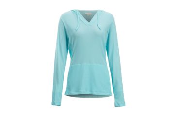 Image of Demo, ExOfficio BugsAway Lumen Hoody - Women's, Mystic Blue, M, 21112833-5327-M