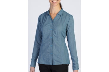 Image of ExOfficio BugsAway Marigold Long Sleeve - Womens-Marina-X-Small