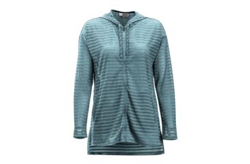 Image of ExOfficio BugsAway Modena Hoody - Women's, Algiers Blue, L, 21113080-5328-L