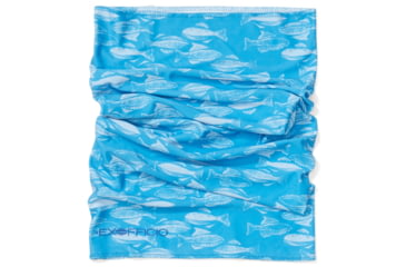 Image of ExOfficio BugsAway Neck Gaiter - Mens, Stamped Fish Print, One Size, 31606689-7321-ONE