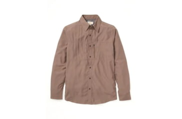 Image of ExOfficio BugsAway Parkes Long Sleeve - Mens, Walnut Brown, Large, 1101-6733-8462-L
