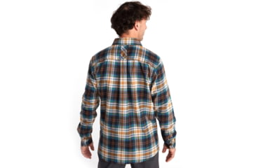 Image of ExOfficio BugsAway Redding Midweight Flannel Long Sleeve - Mens, Black, Small, 1101-3352-9999-S