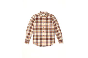 Image of ExOfficio BugsAway Redding Midweight Flannel Long Sleeve - Mens, Dijon, Small, 1101-3352-2600-S