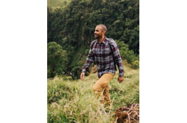 Image of ExOfficio BugsAway Redding Midweight Flannel Long Sleeve - Mens, Vineyard, Extra Large, 1101-3352-3603-XL