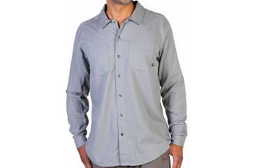 Image of ExOfficio Bugsaway Talisman Longsleeve Shirt-Cement-Medium