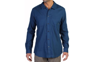 Image of ExOfficio Bugsaway Talisman Longsleeve Shirt - Mens-Galaxy-Small