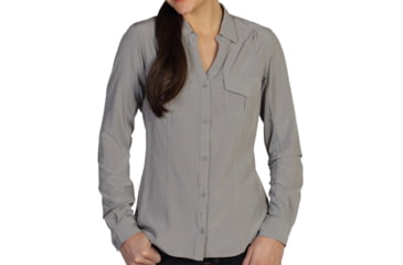 Image of ExOfficio Camina Trek'r Shirt - Women's-Cement-Small