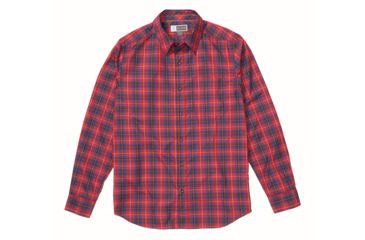Image of ExOfficio Demo, BA Covas Long Sleeve Shirt - Men's, Scarlet Sage, Medium, 1101-3261-SCRLTSAGE-M-DM