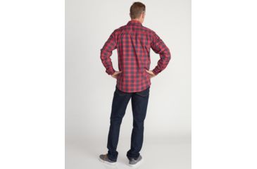 Image of ExOfficio Demo, BA Covas Long Sleeve Shirt - Men's, Scarlet Sage, Medium, 1101-3261-SCRLTSAGE-M-DM