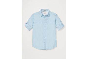 Image of ExOfficio Demo, BA Gallatin Long Sleeve Shirt - Men's, Aleutian, Medium, 1101-3316-Aleut-M-DM