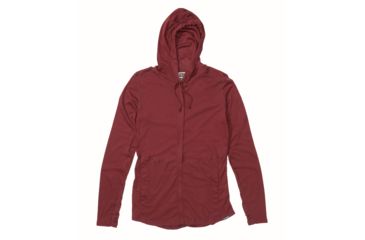 Image of ExOfficio Demo, BA Lumen Full Zip Hoody - Women's, Vineyard, Medium, 2111-3285-VNRD-M-DM