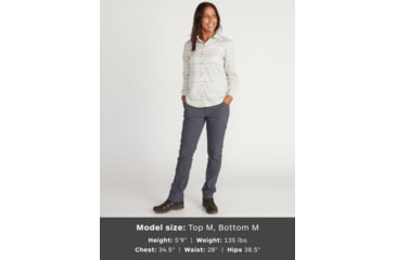 Image of ExOfficio Demo, BA Palotina Long Sleeve Shirt - Womens, Ballet, Medium, 2101-3368-Ballet-M-DM