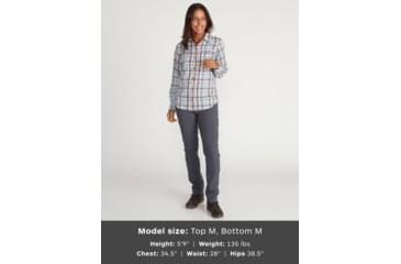 Image of ExOfficio Demo, BA Palotina Long Sleeve Shirt - Womens, Corydalis Blue, Medium, 2101-3368-CRDALSBL-M-DM