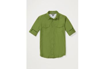 Image of ExOfficio Demo, Estacado Long Sleeve Shirt - Men's, Alpine Green, Medium, 1001-3246-AG-M-DM