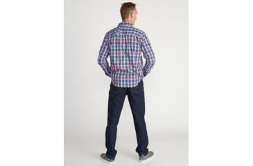 Image of ExOfficio Demo, Estacado Long Sleeve Shirt - Mens, Admiral Blue, Medium, 1001-3246-AdmBl-M-DM