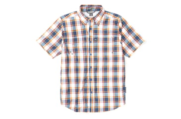Image of ExOfficio Demo, Estacado Short Sleeve Shirt - Men's, Admiral Blue, Medium, 1002-3249-AdmBl-M-DM