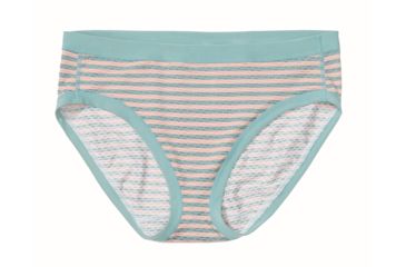 Image of ExOfficio Demo, GNG Sprt Msh Printed Bikini - Women's, Trellis Double Stripe, Medium, 2245-3046-TRLDblStrp-M-DM