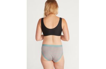 Image of ExOfficio Demo, GNG Sprt Msh Printed Bikini - Women's, Trellis Double Stripe, Medium, 2245-3046-TRLDblStrp-M-DM