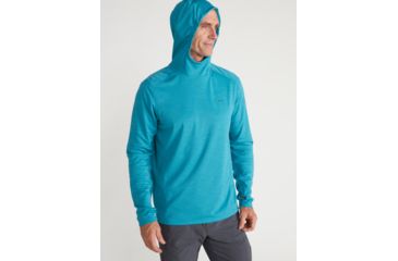 Image of ExOfficio Demo, Hyalite Hoody - Men's, Algiers Blue, Medium, 1011-3253-AlgiersBl-M-DM