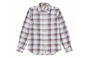Image of ExOfficio Demo, Madison Midwght Flannel Long Sleeve - Women's, White, Medium, 2001-3358-White-M-DM
