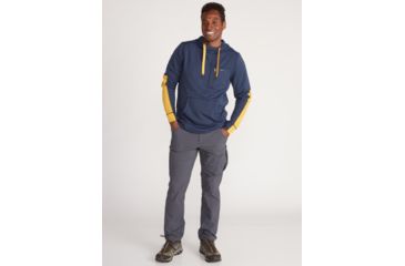 Image of ExOfficio Demo, Montauk Hoody - Men's, Navy, Medium, 1011-3314-Navy-M-DM