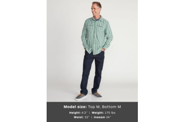 Image of ExOfficio Demo, Tellico Long Sleeve Shirt - Mens, Alpine Green, Medium, 1001-3247-AG-M-DM