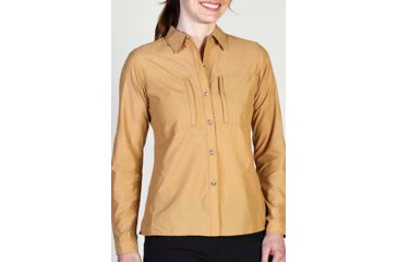 Image of ExOfficio Dryflylite Long Sleeve Shirt - Women's-Chai-X-Small