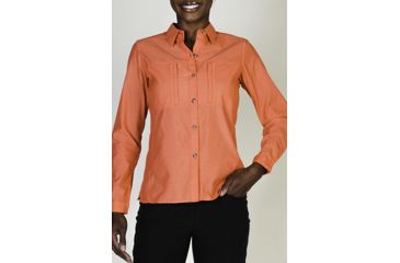 Image of ExOfficio Dryflylite Long Sleeve Shirt - Women's-Nectar-Small