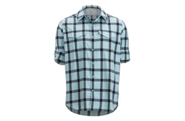 Image of ExOfficio Estacado Long Sleeve, Air Blue, S, 1001-3246-5010-S