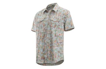 Image of ExOfficio Estacado Short Sleeve, Oyster Fishline, XL, 10023249-9218-XL