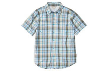 Image of ExOfficio Estacado Short Sleeve Shirt - Mens, Clear Blue, Large, 1002-3249-5440-L