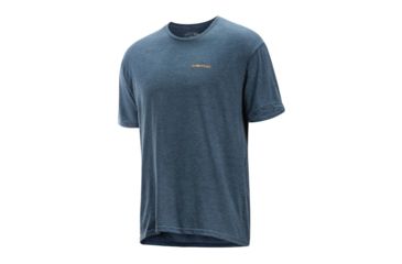 Image of ExOfficio Excursion Short Sleeve Tee, Navy Heather, M, 10123274-5640-M