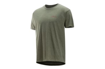 Image of ExOfficio Excursion Short Sleeve Tee, Olive Heather, S, 10123274-6025-S