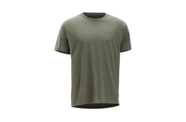 Image of ExOfficio Excursion Short Sleeve Tee, Olive Heather, S, 10123274-6025-S