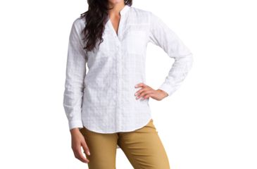 Image of ExOfficio Fresco Long Sleeve - Women's-White-Small