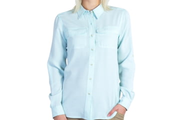 Image of ExOfficio Gill Long Sleeve Shirt - Women's-Tourmaline Check-Small