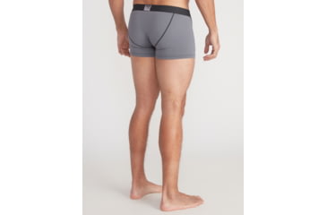 Image of ExOfficio Give-N-Go 2.0 3in Sport Boxer Brief - Mens, Steel Onyx/Black, 2XL, 12413447-9182-2XL