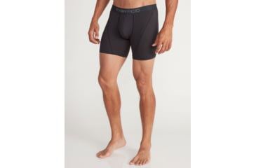 Image of ExOfficio Give-N-Go 2.0 6in Sport Boxer Brief - Mens, Black/Black, 2XL, 12413448-9141-2XL