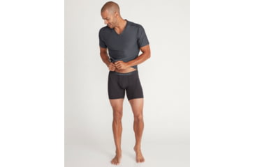 Image of ExOfficio Give-N-Go 2.0 6in Sport Boxer Brief - Mens, Black/Black, 2XL, 12413448-9141-2XL
