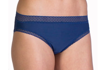 Image of ExOfficio Give-N-Go Lacy Bikini Brief - Women's-Indigo-Medium